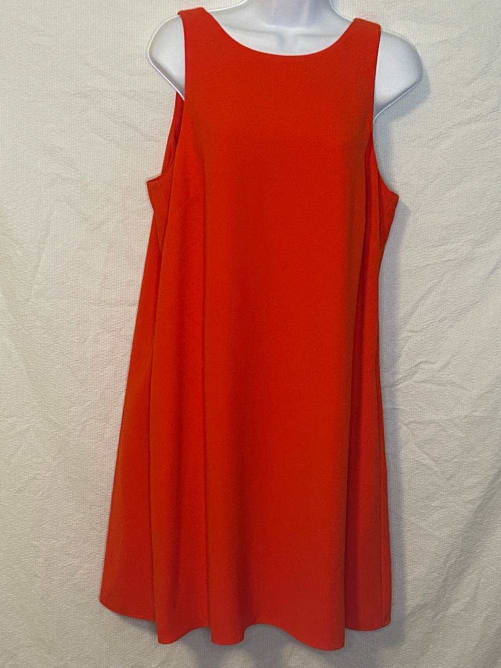 Lauren Ralph Lauren Orange Classic Sleeveless Dress, Size 12